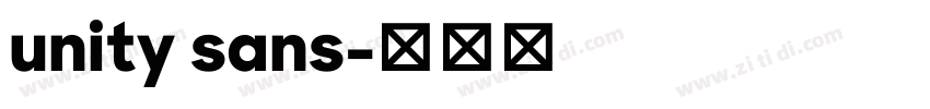 unity sans字体转换